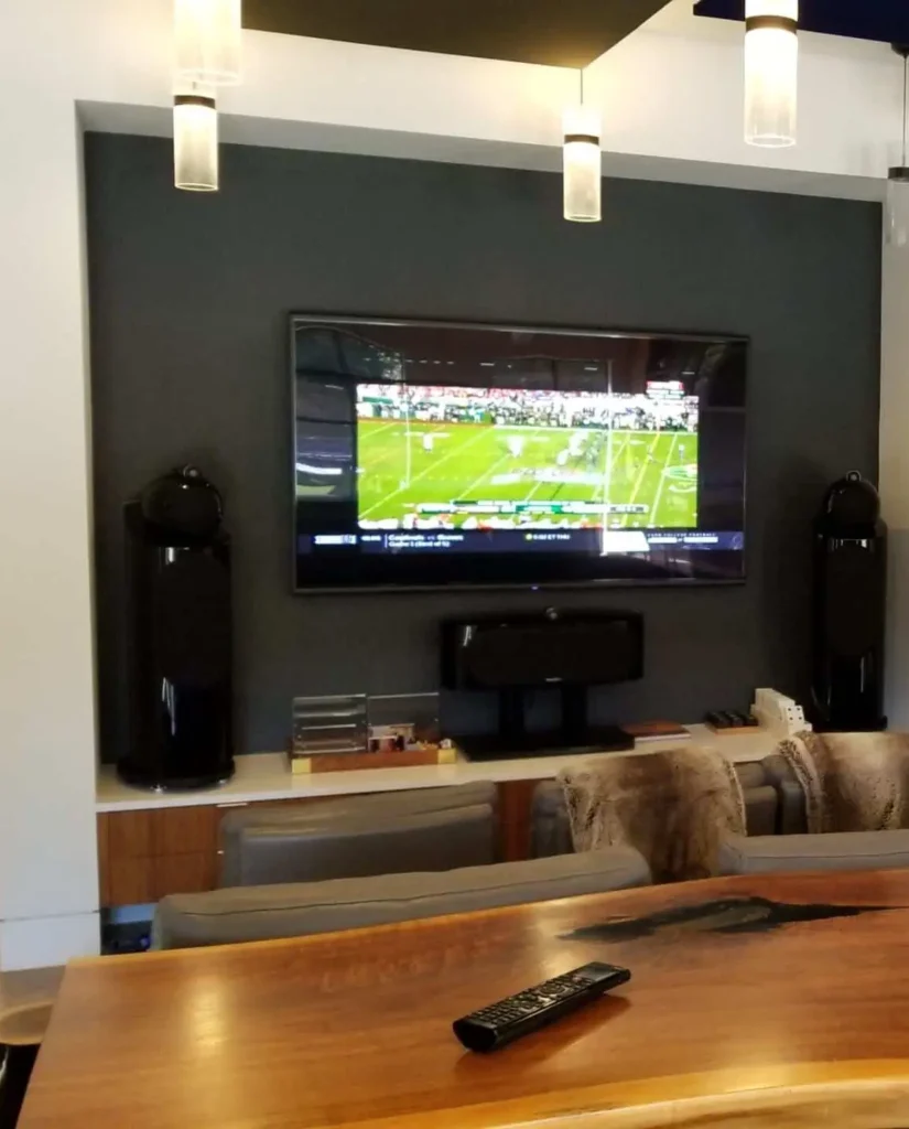 Media wall installation service